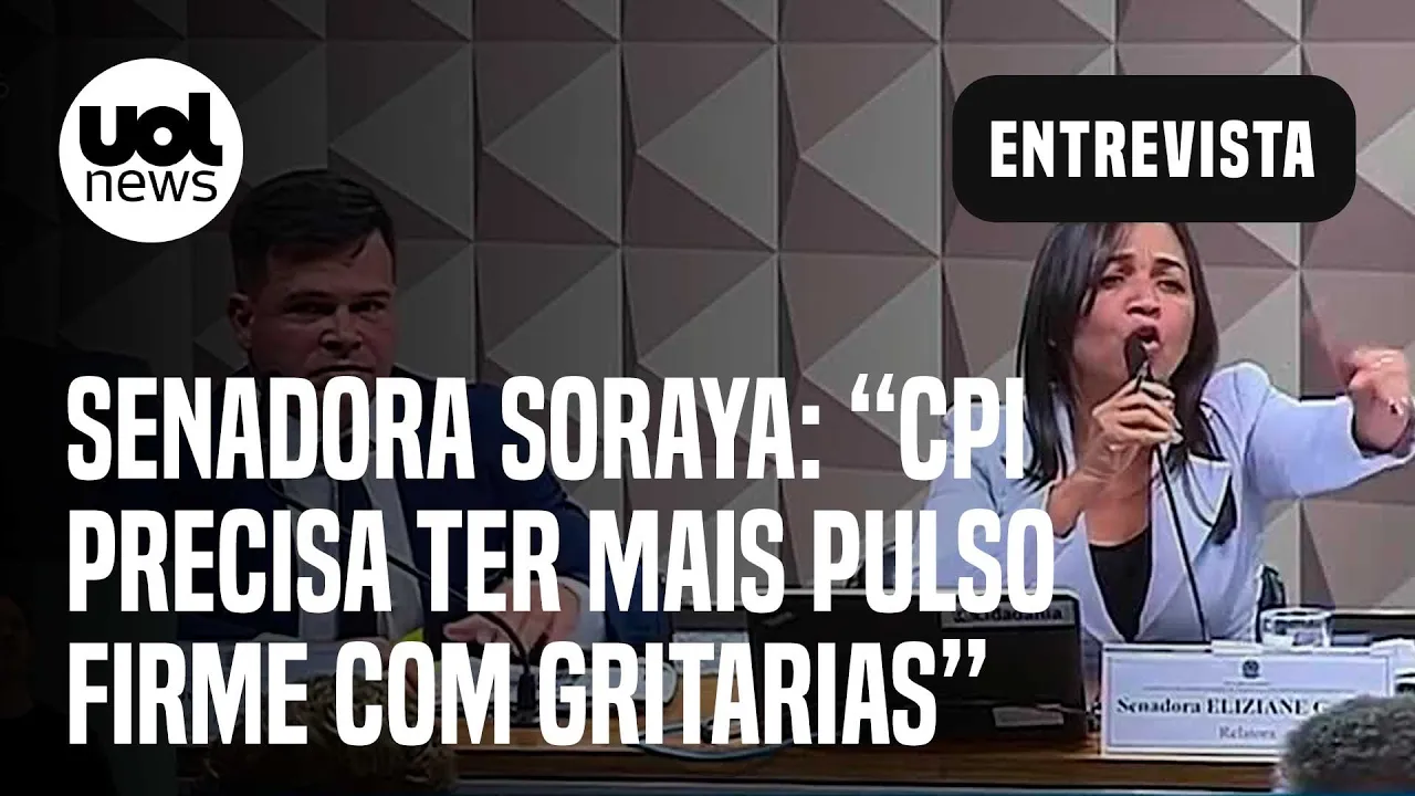 CPI do 8/1 está girando em torno de si mesma e precisa ter mais pulso firme, diz senadora Soraya