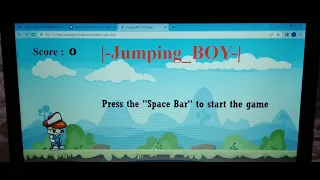 JavaScript 2D Game - Jumping Boy