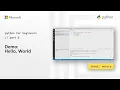 Demo Hello World Python for Beginners 6 of 44