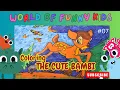 COLORING THE SUPER CUTE DEER BAMBI coloring page How to learn coloring for Kids and Preschool