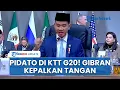 Gibran Sampai Angkat dan Kepalkan Tangan Berkali-kali Pidato di KTT G20, Singgung Kebebasan Negara