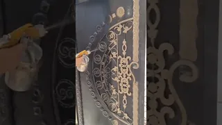 إعادة الباب الحديد القديم إلي جديد  اكسبلور  ديكورات دندنها