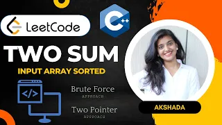 167 Two Sum II - Input Array Is Sorted LeetCode Solution Two Pointer Approach in C