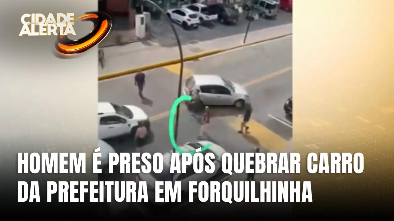 Polícia prende homem após danificar carro da prefeitura em Forquilhinha