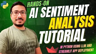 Build an AI Sentiment Analysis App with Python Streamlit Full AI Project Hands-on Tutorial