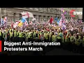 Download Lagu Massive March in UK: Anti-Immigration Activist Tommy Robinson Leads March in Central London | AC1E