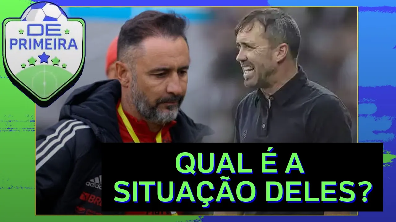 Situações de VITOR PEREIRA, no FLAMENGO, e Coudet, no GALO; Palmeiras faz festa pequena após TÍTULO