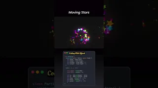 Create a Magical Moving Stars Cursor Effect with HTML CSS JavaScript