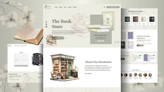 Build a Modern Online Bookstore E-Commerce Website with HTML CSS JavaScript Full Tutorial