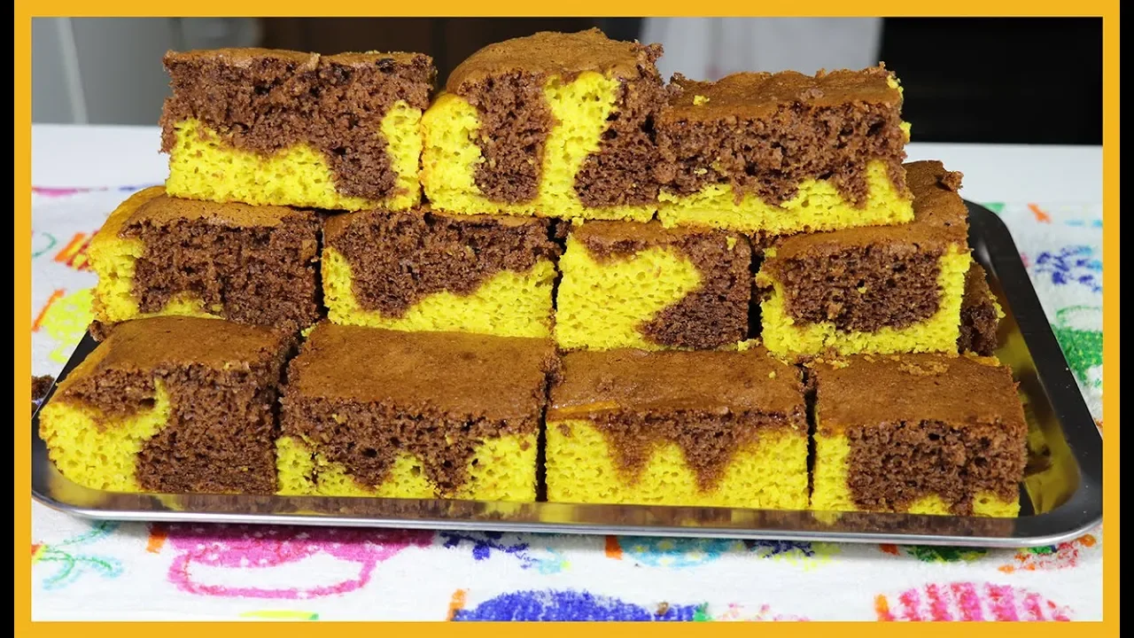 BOLO MESCLADO DE CHOCOLATE COM MORANGO com CozinhandoComNane :)