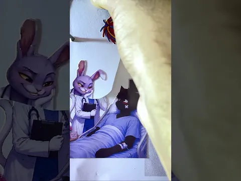 Nurse Kitty cares for her patient from the ER to recovery! 🏥❤️ Watch their cute story unfold.