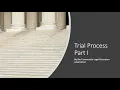 The Criminal Trial Process Part 1