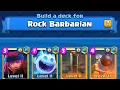 Clash royale rock barbarian deck