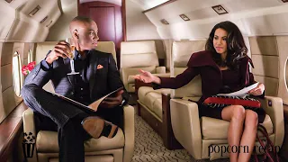billionaire attracts a married woman on his private plane
