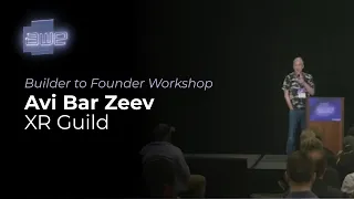 Think Spatial by Avi Bar Zeev how to design user experience for XR Builder to Founder workshop