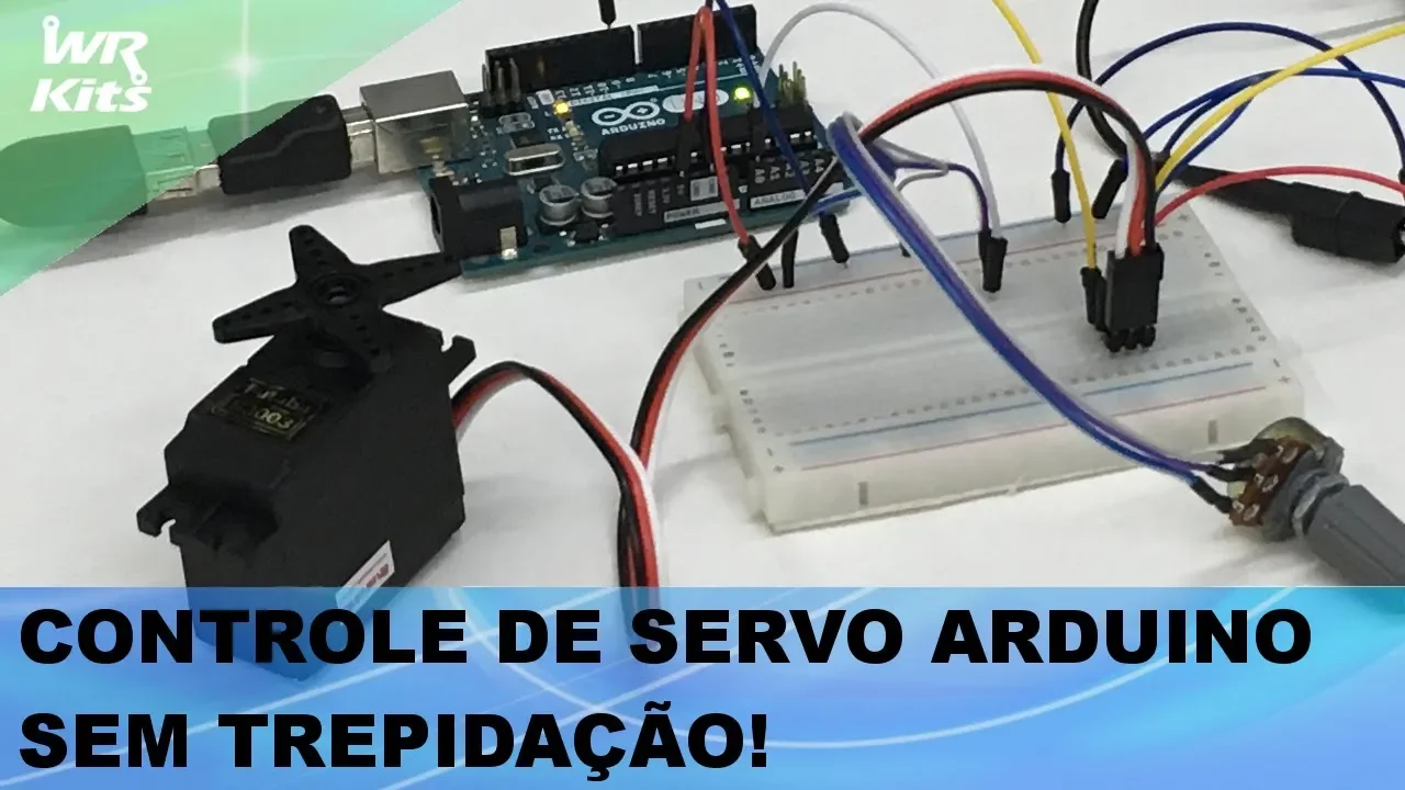 SEM TREPIDAÇÃO! ACABOU O STRESS PARA CONTROLAR SERVO COM ARDUINO!