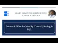 What is Order By Clause Sorting Data in SQL SQL Order by Clause