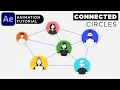 How to Animate Connected Circles Dynamically in After Effects Tutorial