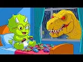 Lagu Mysteriously Missing! Where Is the Dino Boy? | Dinosaur Cartoon | Dinosaur For Kids