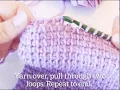 Right Handed Tunisian Simple Stitch Decrease