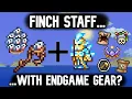 How Far Can The Finch Staff Go if You Start With Endgame Gear Terraria
