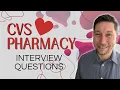 CVS Pharmacy Interview Questions with Answer Examples