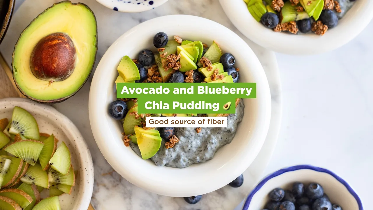 Avocados - Love One Today — Avocado and Blueberry Chia Pudding for Weight Goals (YouTube video ad)