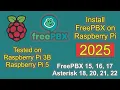 Raspberry Pi Phone System (tested on 3B \u0026 5) - FreePBX 15, 16 or 17 - Home or Business
