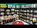 My Full 100 Title Belt Collection 100 000 WWE WCW AEW TNA ECW WWF