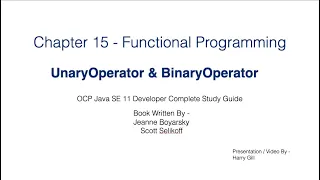 Functional Programming Part 5 - UnaryOperator BinaryOperator