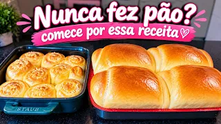 🔥 🍞 PÃO CASEIRO PARA INICIANTES: ESSA RECEITA NÃO TEM ERRO!