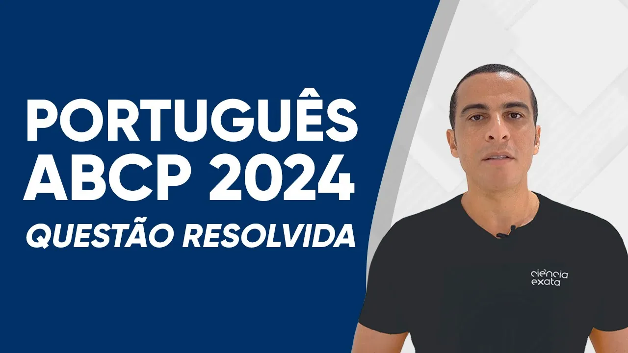 QUESTÃO DE CONCURSO - GRAMÁTICA (BANCA ABCP)