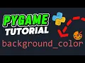 Change Background Color with Click - Lesson 2 Pygame Tutorial for Beginners