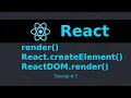 render Method createElement Method and ReactDOM render Method in React JS Tutorial