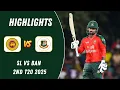 Download Lagu Bangladesh vs Sri Lanka 2nd T20 2025 Full Highlights | Ban vs SL