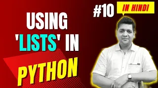 Using Lists in Python Complete Python Tutorial For Beginners in Hindi With Notes