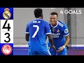 Real Madrid vs Olympiacos 4-3 Highlights \u0026 All Goals • kylian mbappé Super hattrick