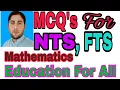 Maths MCQs For CT PST