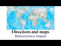 Vocabulary about directions and maps in Spanish and English - Direcciones y mapas Ep 30