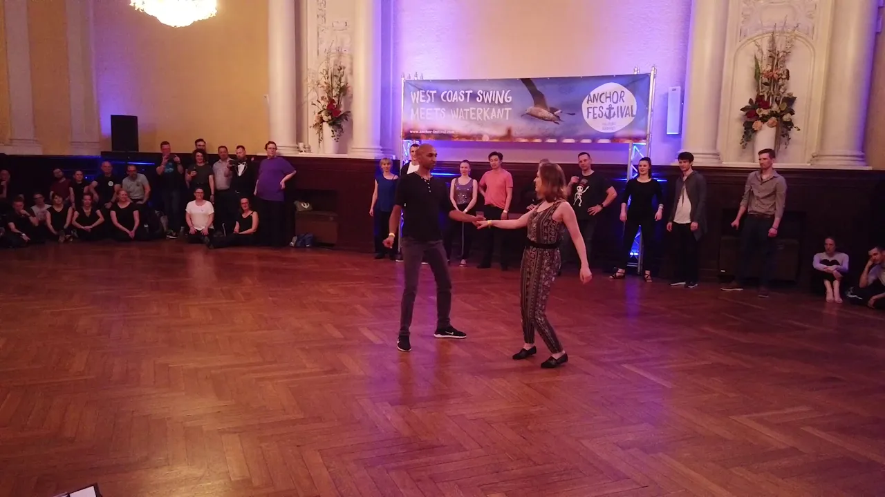 Cliff Pereira & Katja Röß - 1st place Advanced Jack&Jill - Anchor Festival 2019