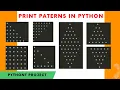 Python Programs to Print Pattern - Pyramid Star Diamond Triangle how to print pattern in python