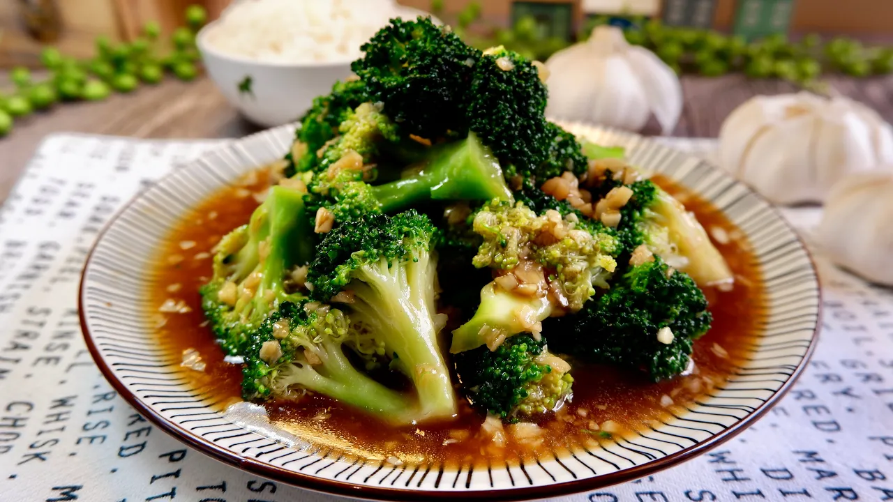 Restaurant-Style Stir Fry Sauce for Any Vegetables  Chinese Garlic Oyster Sauce Broccoli Recipe