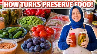 How Turks Preserve Summer for Winter | My Turkish Winter Pantry