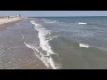 Waters appear unusually clear in Galveston
