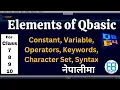 Elements of QBASIC Constants Variable Operators Keywords Syntax in QBASIC in Nepali EduByte