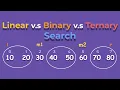 Linear Binary and Ternary Search Python
