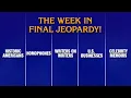 A Week in Final Jeopardy - JEOPARDY