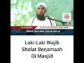 Download Lagu LAKI LAKI WAJIB SHOLAT DI MASJID