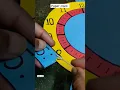 Paper craft clock to learn Hand
