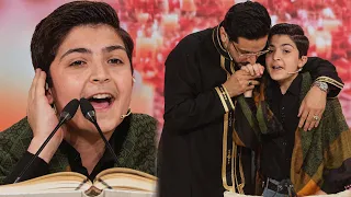 لو كررها مليون مرة ستظل هذه التلاوة الأقوي   صعد له رئيس لجنة التحكيم وقبل يد الشاب محمد رضا بورصفر دندنها